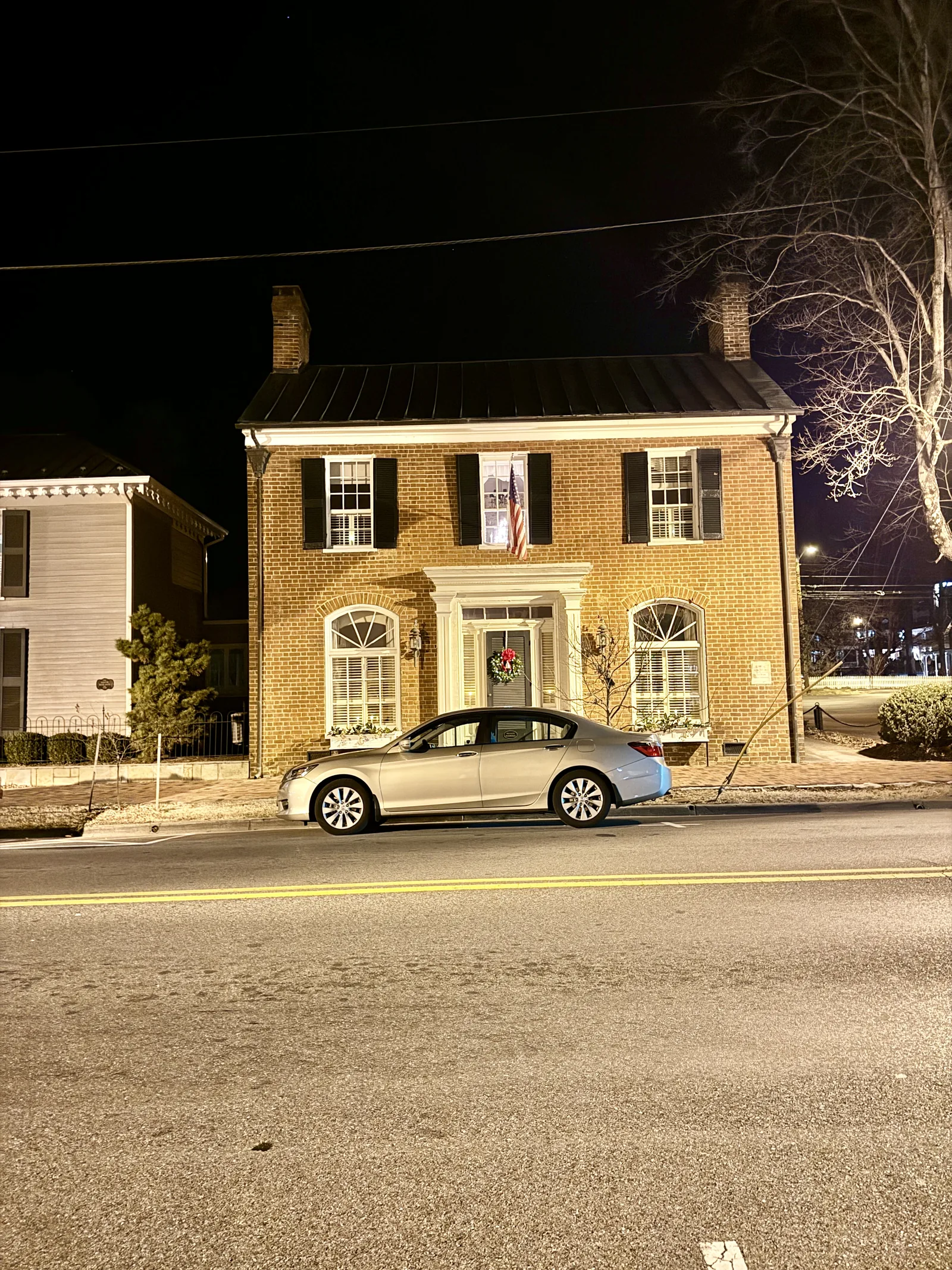 Historic commercial buildings along Main Street in Abingdon, Virginia