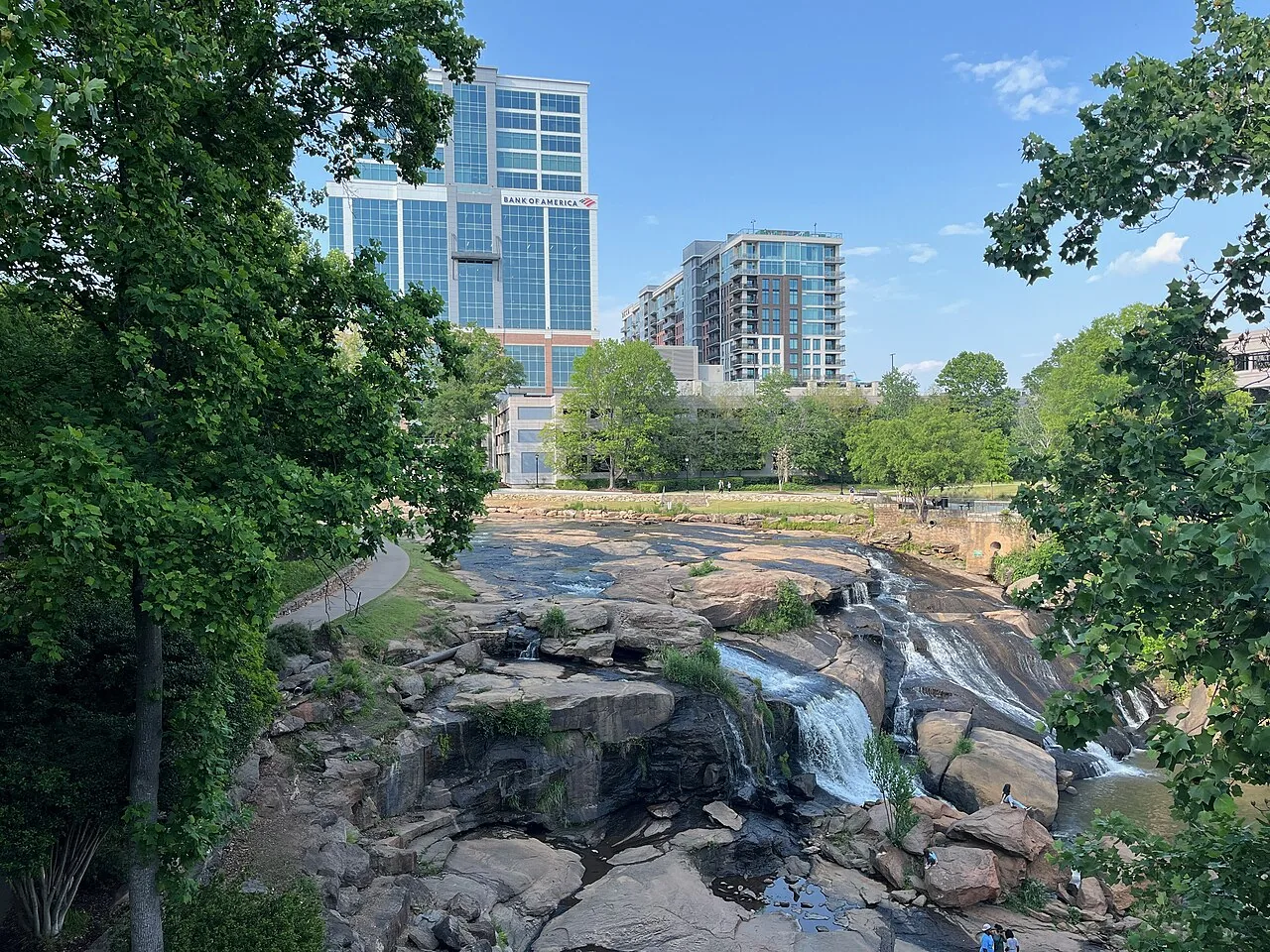 Falls Park on the Reedy in Greenville, South Carolina