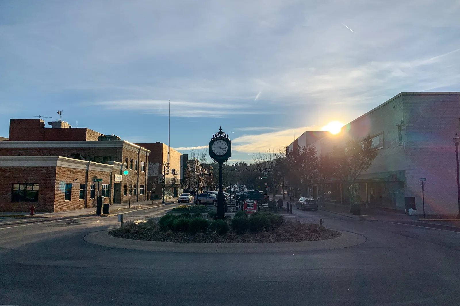Broad Street in downtown Kingsport, Tennessee